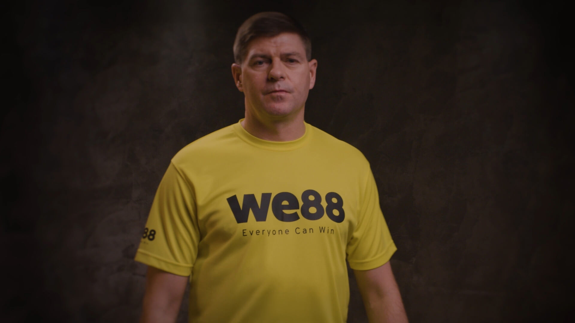 WE88 26/27 Global Brand Ambassador Steven Gerrard looking focused and determined during a dramatic studio photoshoot